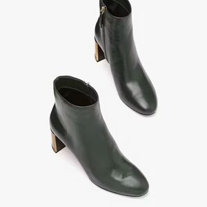 NEW, KATE SPADE MERRITT BOOTIE, DK. GREEN SIZE 7B